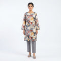 Kusturi Digital Printed Lawn 2-Piece Unstitched Suit