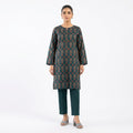 Kusturi Digital Printed Lawn 2-Piece Unstitched Suit